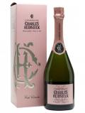 A bottle of Charles Heidsieck Rose Reserve Champagne