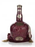 A bottle of Chivas 21 Year Old Royal Salute - Ruby Flagon - 1980s