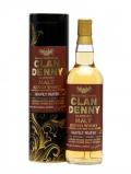 A bottle of Clan Denny Heavily Peated Blended Malt Scotch Whisky