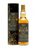 A bottle of Clan Denny Sweetly Spiced Blended Malt Scotch Whisky