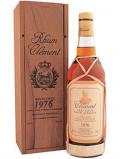 A bottle of Clement 1976 Rum