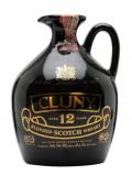 A bottle of Cluny Black Ceramic 12 Year Old / Bot.1980s Blended Scotch Whisky