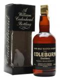 A bottle of Coleburn 13 Year Old / Cadenhead's Speyside Single Malt Scotch Whisky
