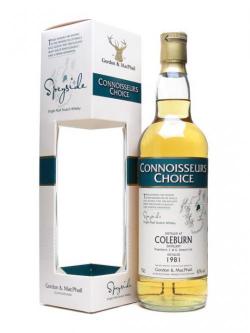 Coleburn 1981 / Connoisseurs Choice Speyside Single Malt Scotch Whisky