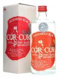 A bottle of Cor Cor Red Okinawan Rum