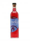 A bottle of Corky's Cherry Vodka Liqueur