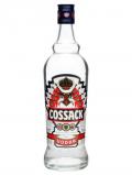 A bottle of Cossack Vodka