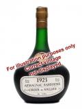 A bottle of Croix de Salles 1907 Armagnac