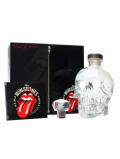 A bottle of Crystal Head Vodka / Rolling Stones Edition