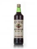 A bottle of Cusenier Guiki Guignolet Kirsch - 1970