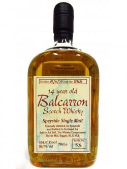 Dailuaine Balcarron Scotch 1979 14 Year Old