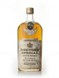 A bottle of Doctor's Special Scotch Whisky