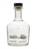 A bottle of Don Modesto Blanco Tequila