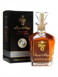 A bottle of Don Q Gran Anejo Rum