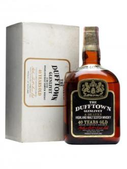 Dufftown Glenlivet 40 Year Old / De Luxe Speyside Whisky