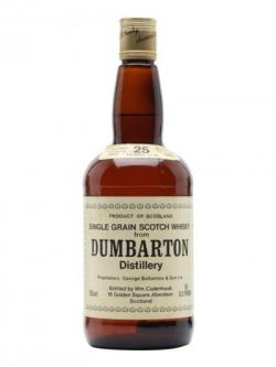 Dumbarton 1959 / 25 Year Old / Cadenhead's Single Grain Scotch Whisky