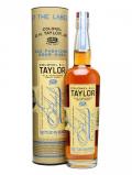 A bottle of E. H. Taylor Old Fashioned Sour Mash Kentucky Straight Bourbon Whiskey