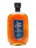 A bottle of Elijah Craig 21 Year Old Single Barrel