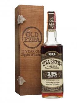Ezra Brooks 15 Year Old / 101 Proof Kentucky Straight Bourbon Whiskey