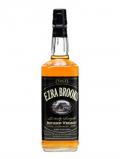 A bottle of Ezra Brooks Black Label Kentucky Straight Bourbon Whiskey