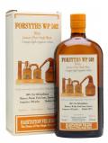 A bottle of Forsyths WP 502 White Rum / Habitation Velier