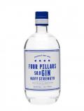 A bottle of Four Pillars Navy Strength Gin