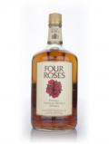 A bottle of Four Roses Bourbon - 1980s 1.75l