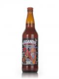 A bottle of Gigantic Pipewrench IPA