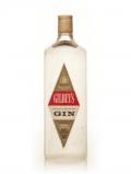 A bottle of Gilbey’s London Dry Gin 1.18l - 1960s