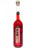 A bottle of Gin Berry Good Raspberry