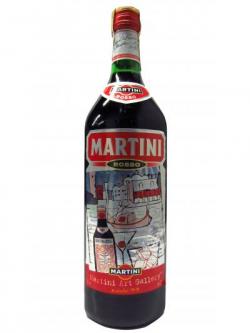 Gin Martini Rosso Andy Warhol 1958 Label