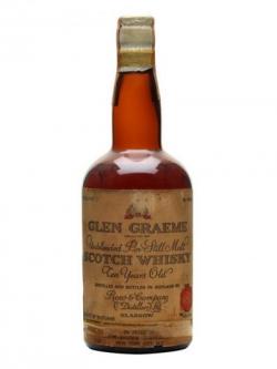 Glen Graeme 10 Year Old / Bot.1940s Single Malt Scotch Whisky