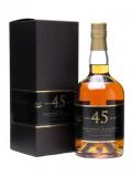 A bottle of Glen Grant 45 Year Old / Anniversary Selection Speyside Whisky