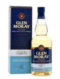 A bottle of Glen Moray Peated Speyside Single Malt Scotch Whisky