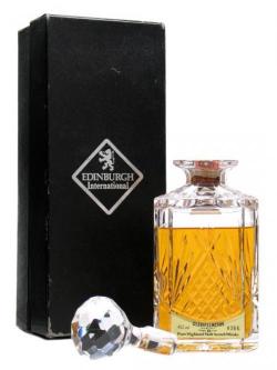 Glenallachie 12 Year Old / Edinburgh Crystal Decanter Speyside Whisky