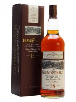 Glendronach 15 Year Old / Sherry Highland Single Malt Scotch Whisky