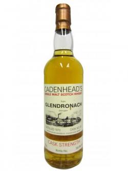 Glendronach Cadenheads Single Cask 1970