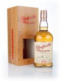 A bottle of Glenfarclas 1978 (cask 4004) Family Cask Summer 2014 Release