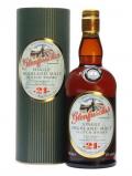 A bottle of Glenfarclas 21 Year Old / Old Presentation Speyside Whisky