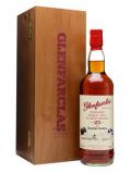 A bottle of Glenfarclas 25 Year Old / Quarter Cask Speyside Whisky