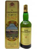 A bottle of Glenlivet Classic Golf Courses Turnberry 12 Year Old