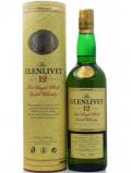 A bottle of Glenlivet Pure Single Malt Old Style 12 Year Old