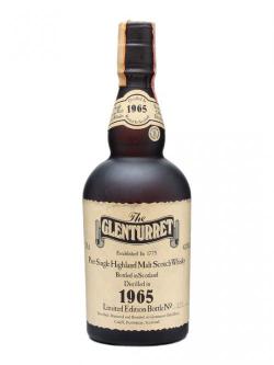 Glenturret 1965 / Black Frosted Bottle / Bot.1980s Highland Whisky