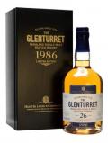 A bottle of Glenturret 1986 / 26 Year Old / OB for Hunter Laing Highland Whisky