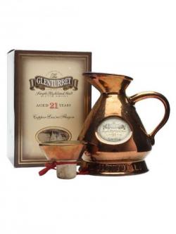 Glenturret 21 Year Old / Gold Ceramic Jug Highland Whisky