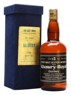 Glenury Royal 1964 / 12 Year Old / Sherry Cask / Cadenhead's Highland Whisky