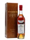 A bottle of Godet Reserve de la Famille Cognac / Extra Vieille