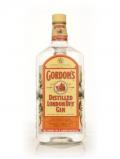 A bottle of Gordon’s London Dry Gin 1.75l - early 1980s