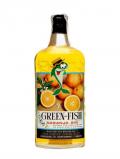 A bottle of Green-Fish Orange Gin / Spring Cap / Bot.1960s