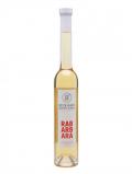 A bottle of 64Â° Reykjavik Rabarbara Rhubarb Liqueur